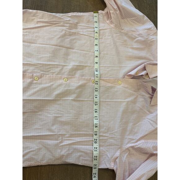 BANANA REPUBLIC Pink Slim Fit Button Down Shirt 16 - 16 1/2 L - Picture 3 of 10